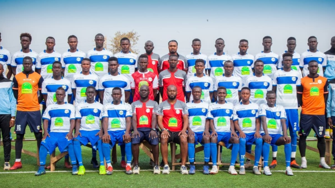Célébration Championnat 2021 Teungueth FC